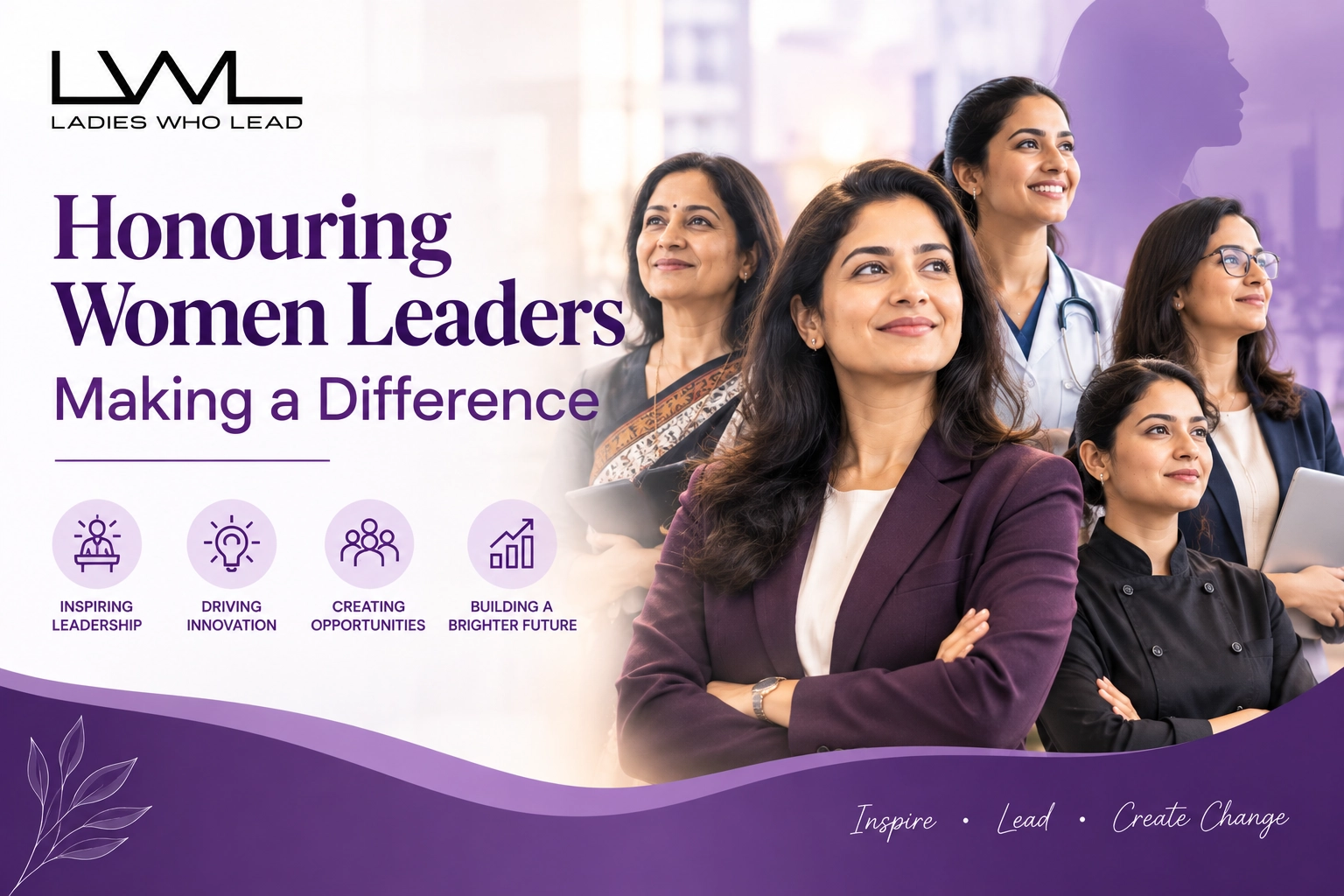Honouring Women Leaders in Purple