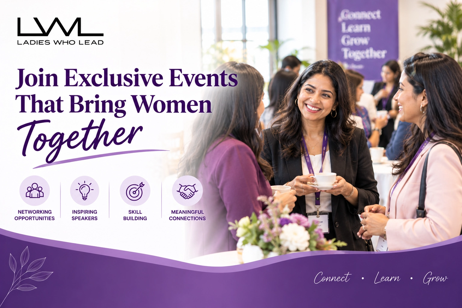 Ladies Who Lead_ Together in Purple